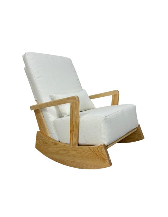 Mecedora Tai Natural con Blanco