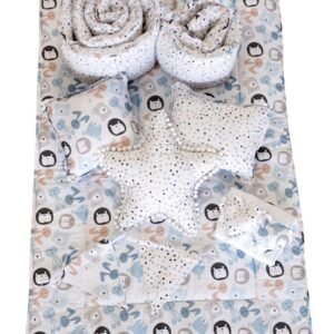 Edredón Animalitos Azul 70x130