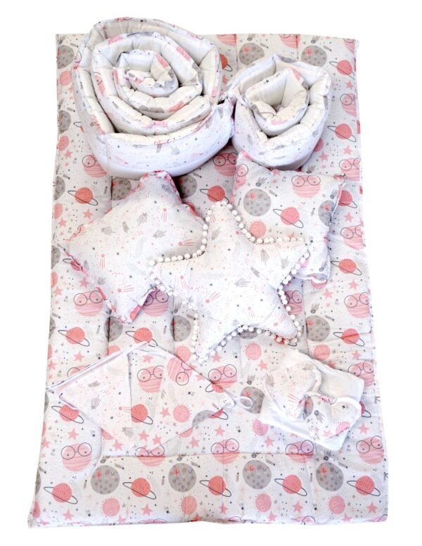 Edredón Planetas Rosa 70x130