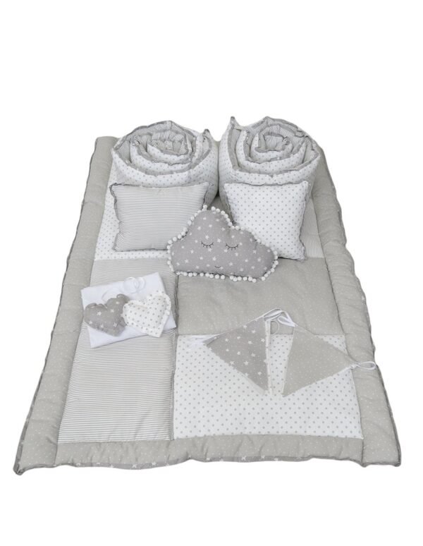 Edredón Karlota Gris 95x140