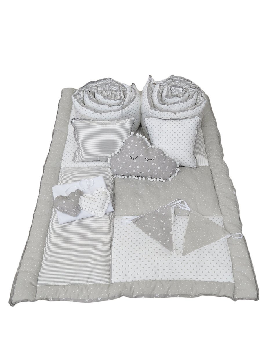 Edredón Karlota Gris 95x140