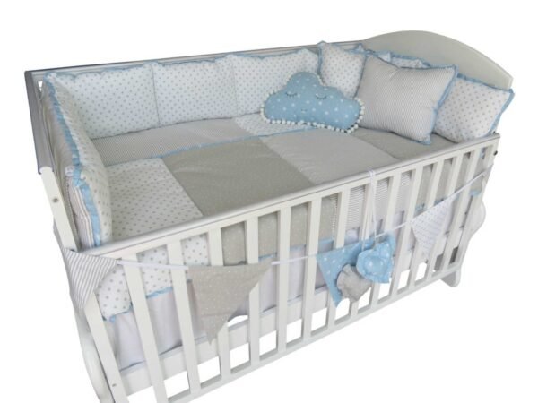 Edredón Karlota Azul 70x130 - Image 4