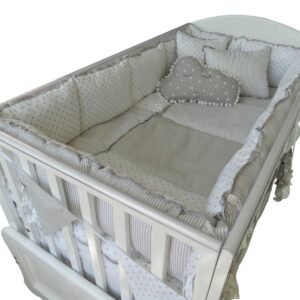 Edredón Karlota Gris 70x130