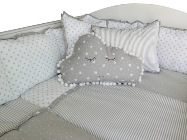 Edredón Karlota Gris 70x130 - Image 3